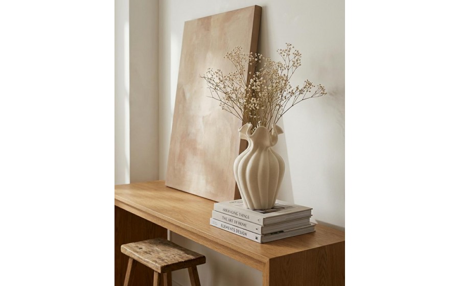 Wazon SHP PORTICO 21 cm beżowy