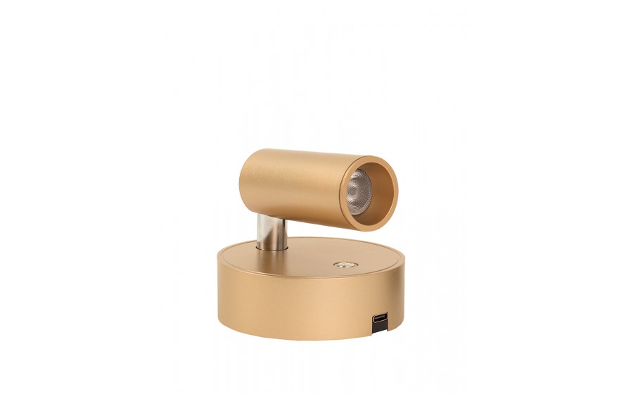 Lampa ścienna SHP PICKET złota