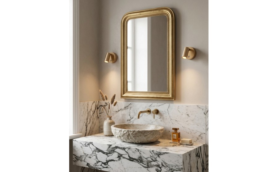 Lampa ścienna SHP PICKET złota