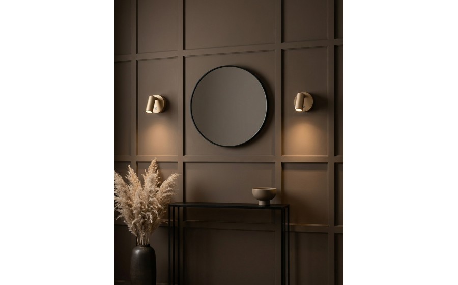 Lampa ścienna SHP PICKET LED złota 3 barwy światła