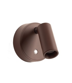 Lampa ścienna SHP PICKET LED brązowa 3 barwy światła