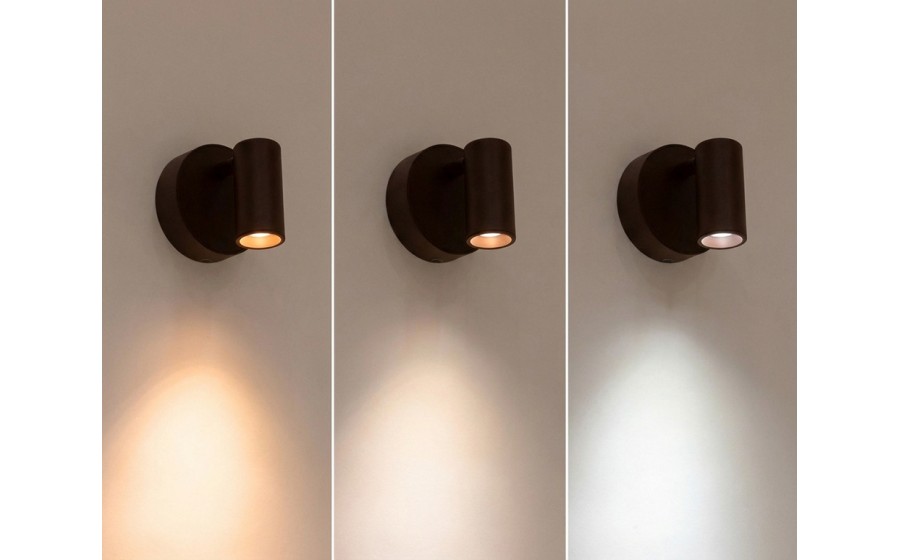 Lampa ścienna SHP PICKET brązowa