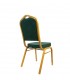 Krzesło bankietowe / konferencyjne HEKATE zielony, złoty