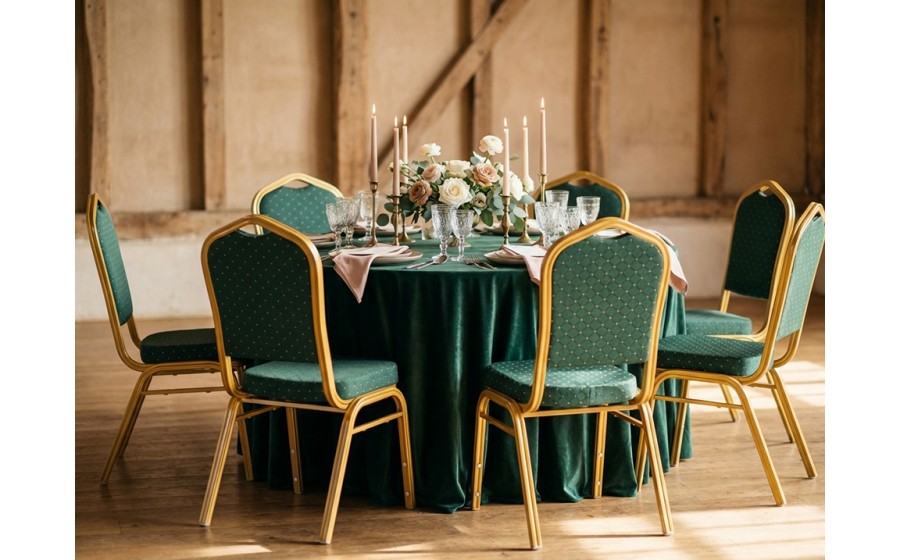Krzesło bankietowe / konferencyjne  HEKATE zielone