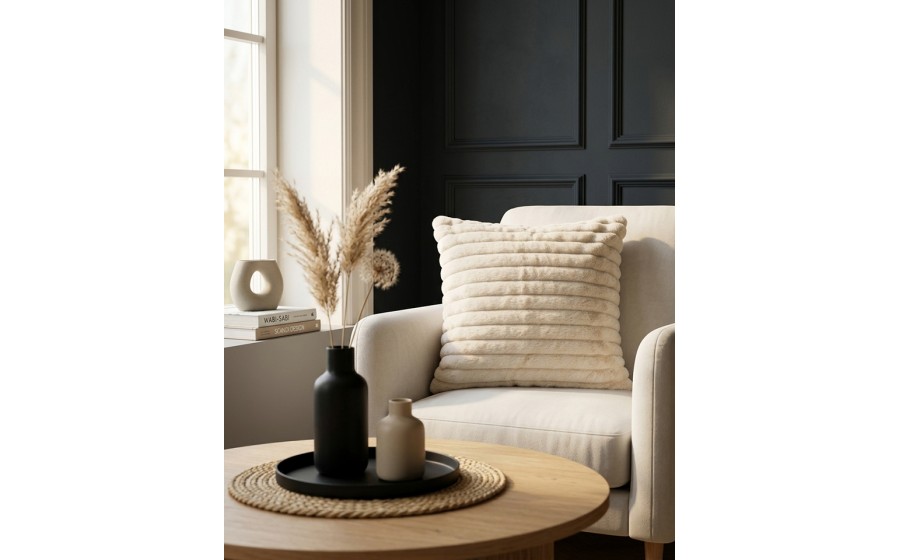 Poduszka dekoracyjna SHP LINE 43x43 beżowa