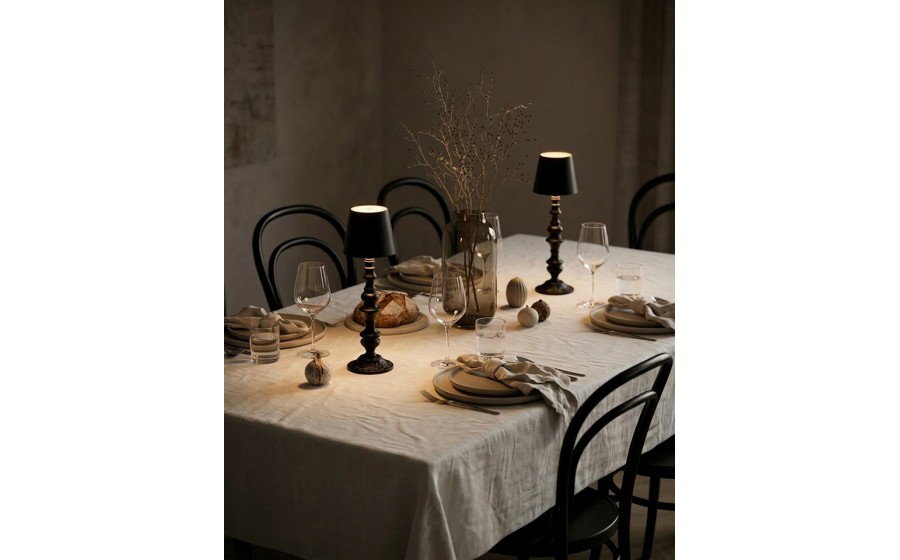 Lampka przenośna / nocna SHP STATE LED czarna trzy barwy światła