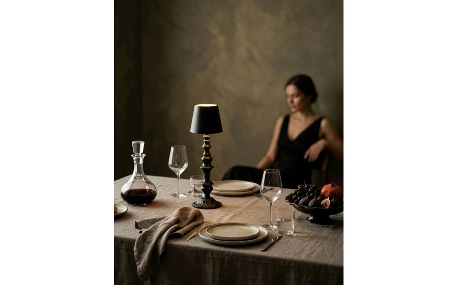 Lampka przenośna / nocna SHP STATE  czarna