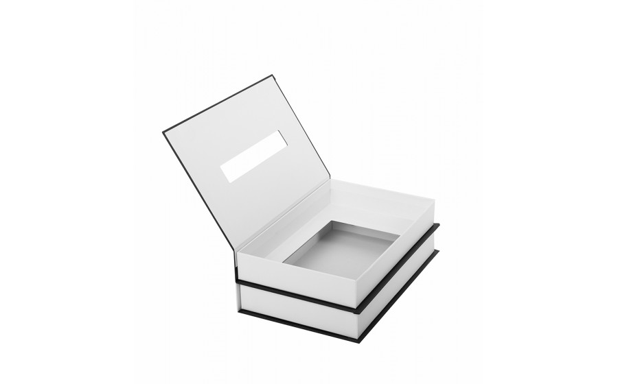 Pojemnik na chusteczki SHP BOOKER biały  / czarny