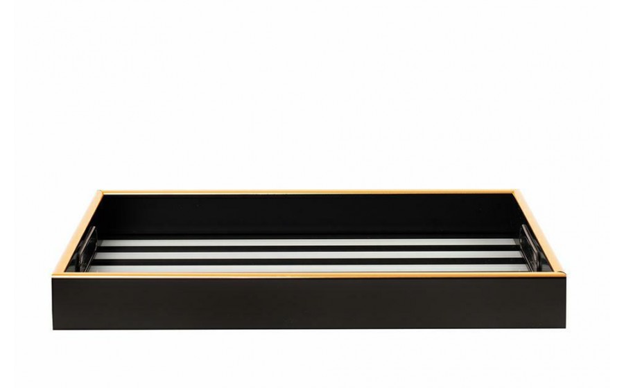 Taca dekoracyjna SHP GRAND biało-czarna