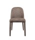 Krzesło tapicerowane do jadalni TUYA brązowe