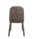 Krzesło tapicerowane do jadalni TUYA brązowe