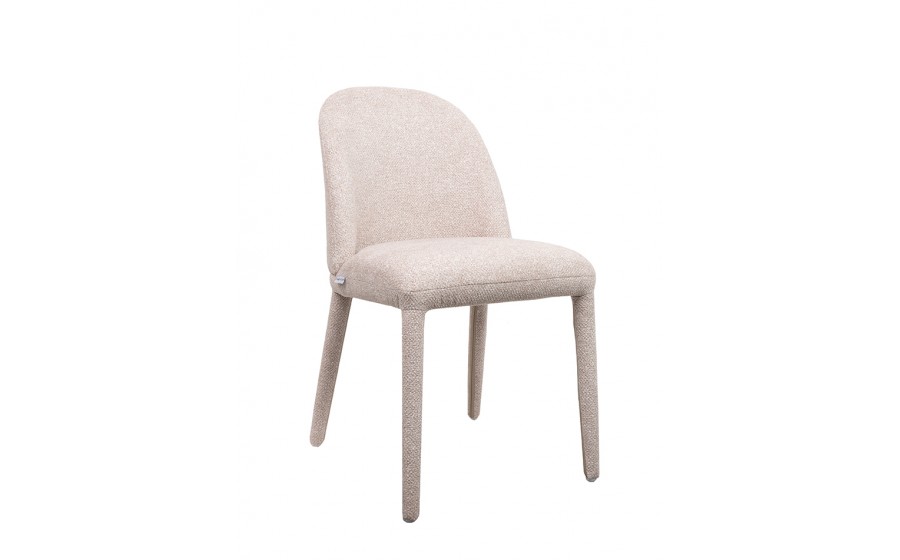 Krzesło tapicerowane do jadalni TUYA beżowe