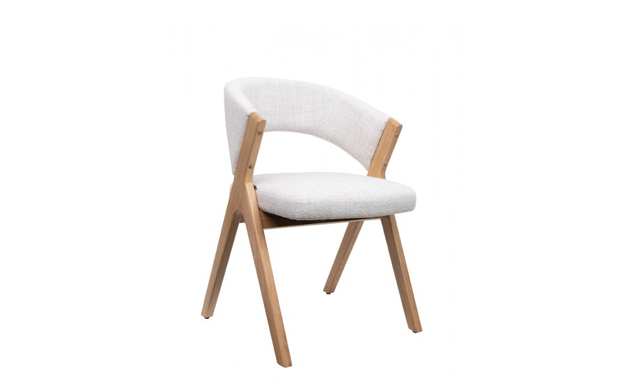 Krzesło tapicerowane do jadalni FIRENZE beżowe