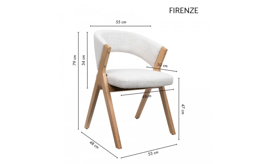 Krzesło FIRENZE beżowe