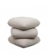 Pufa STONES beżowa