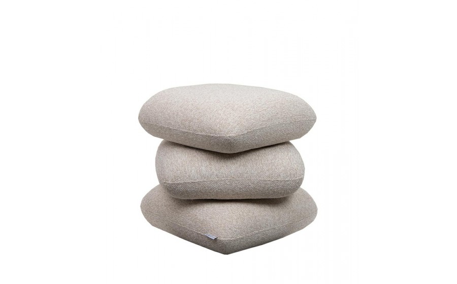 Pufa STONES beżowa