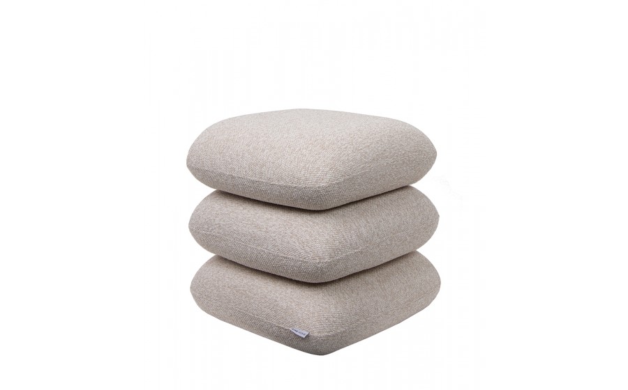 Pufa STONES beżowa