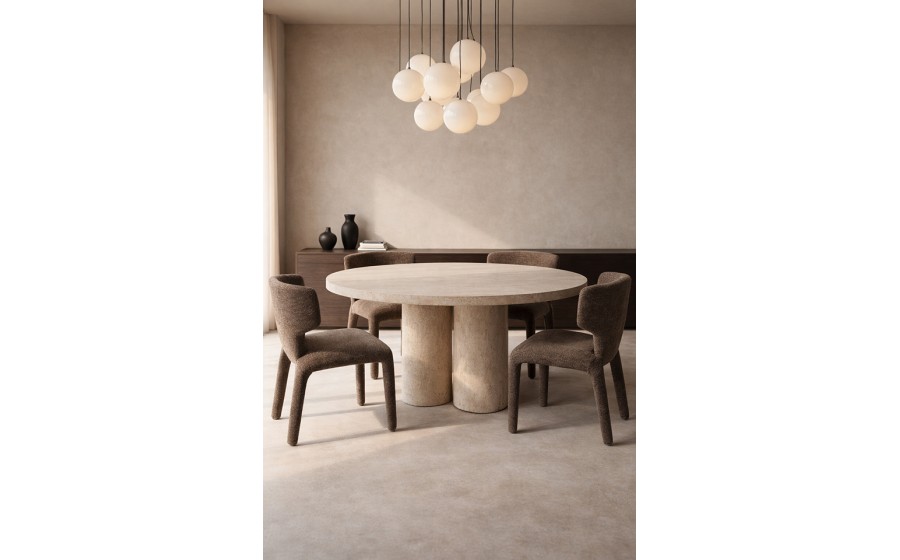 Krzesło APULIA brązowe