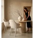 Krzesło tapicerowane do jadalni AKIRA beżowe