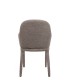 Krzesło tapicerowane do jadalni AKIRA brązowe