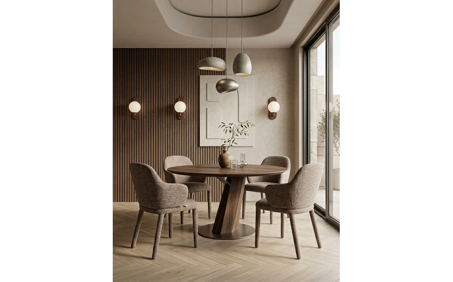 Krzesło AKIRA brązowe