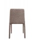 Krzesło tapicerowane do jadalni ALYA brązowe