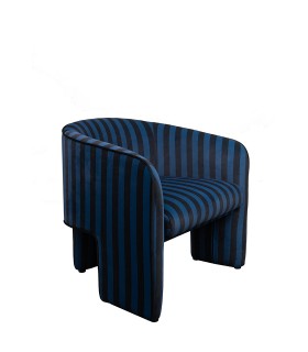 MaMaison fotel JOLIE niebieski / czarny