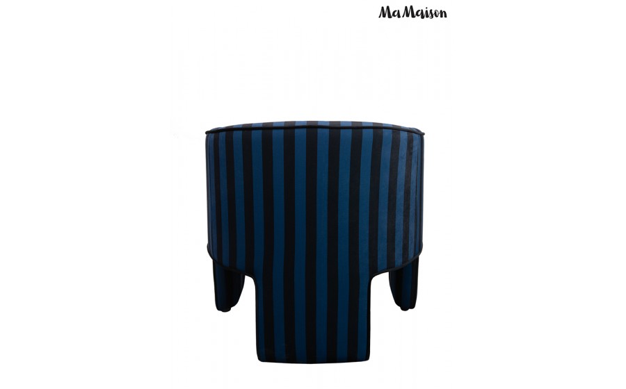 MaMaison fotel JOLIE niebieski / czarny