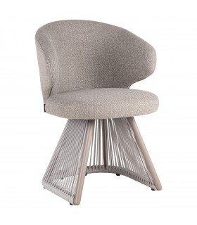 RICHMOND krzesło ogrodowe NUBA szare