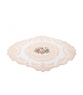 Podkładka obrus haftowany koronkowy SHP VIENNA biały