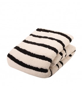 Narzuta pled SHP CORDE 230x180 beżowy czarny