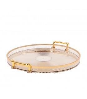 Taca dekoracyjna SHP SOHO złota elegancka