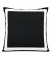 Poduszka dekoracyjna SHP MANOR 45x45 biało-czarna