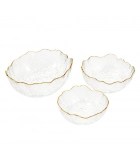 Zestaw 3 mis SHP BOWLS transparentny