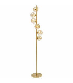 KARE lampa podłogowa SCALA BALLS 160 mosiądz