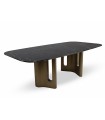 MaMaison stół do jadalni ESSENZA 240 złoty czarny