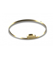 AZZARDO lampa sufitowa / plafon HALO TOP 120 CCT DIMM GO + REMOTE CONTROL złota