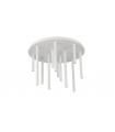 AZZARDO lampa sufitowa / plafon ILIOS 12 TOP 3-STEP DIMM biała