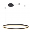 AZZARDO lampa wisząca HALO PENDANT 100  czarna