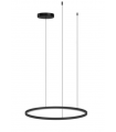 AZZARDO lampa wisząca HALO PENDANT 120  CCT DIMM + REMOTE CONTROL czarna