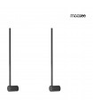 MOOSEE zestaw 2 lamp ściennych OMBRE 60  czarny