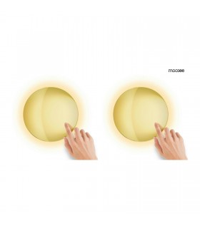 MOOSEE zestaw 2 lamp ściennych SHADOW SUN 25 LED złote