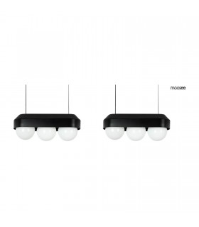 MOOSEE zestaw 2 lamp wiszących DROPS 3 czarne