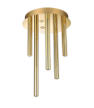 AZZARDO lampa sufitowa / plafon ILIOS 5  TOP 3-STEP DIMM złota