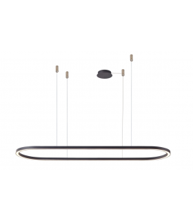 AZZARDO lampa wisząca ELENA 120 DIMM  czarna