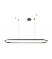 AZZARDO lampa wisząca ELENA 150 DIMM  czarna