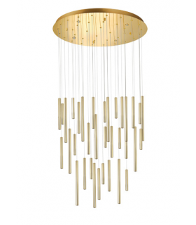 AZZARDO lampa wisząca ILIOS 36 3-STEP  DIMM złota