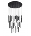 AZZARDO lampa wisząca ILIOS 36 3-STEP  DIMM czarna
