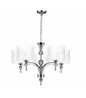 AZZARDO lampa wisząca IMPRESS 5 biała