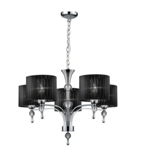 AZZARDO lampa wisząca IMPRESS 5 czarna